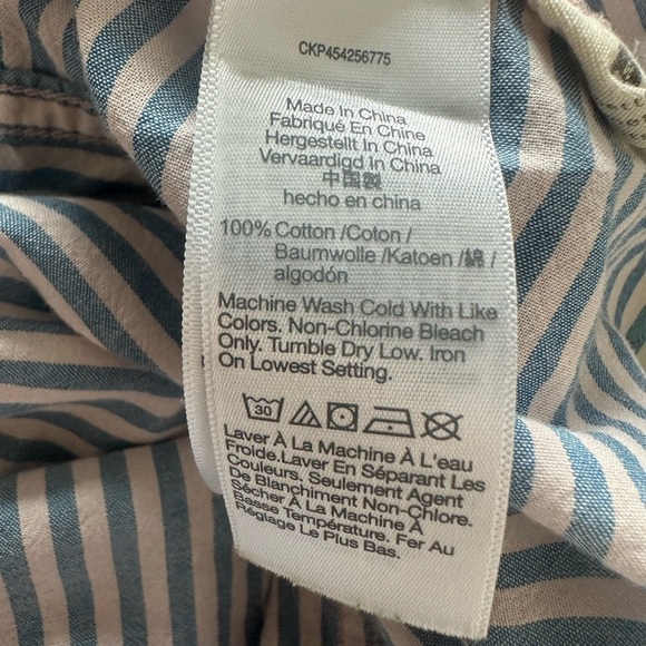 Madewell Lakeline Button-Up Shirt in Stripe-Play - Picture 9 of 11